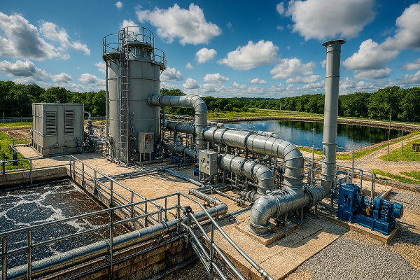 Odor Control for Leachate Plant
