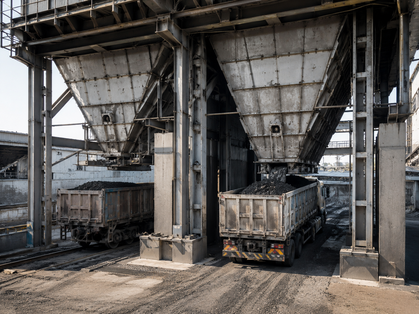 Hoppers and Loading Areas